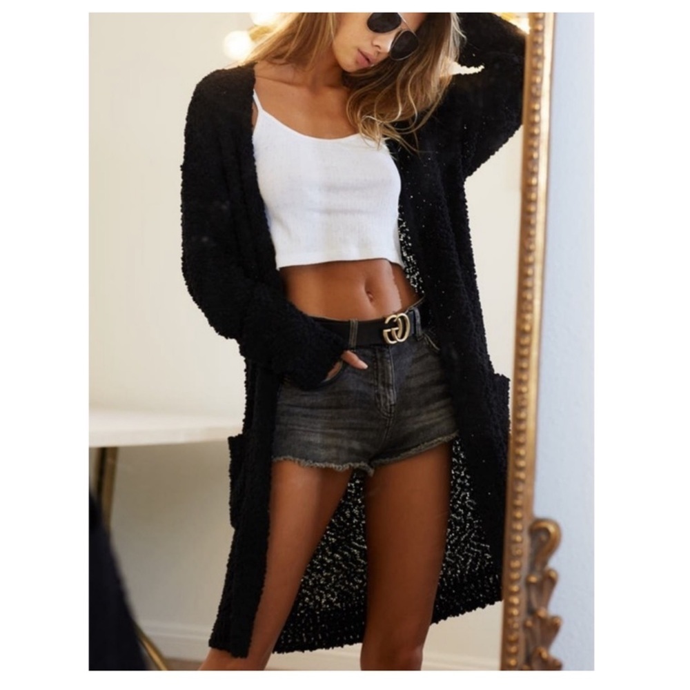 Long Sleeve Open Front Cardigan